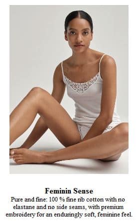 Calida #11451 FEMININ SENSE Spaghetti top Camisole - Image 6