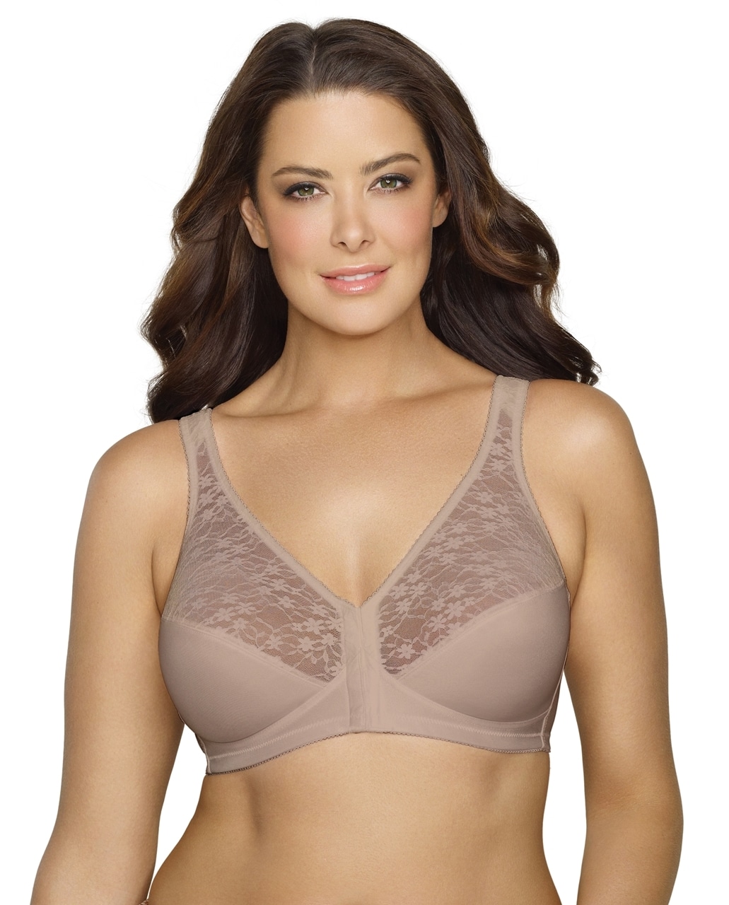 Exquisite Form® Fully Front Close Longline Posture Bra -5107530