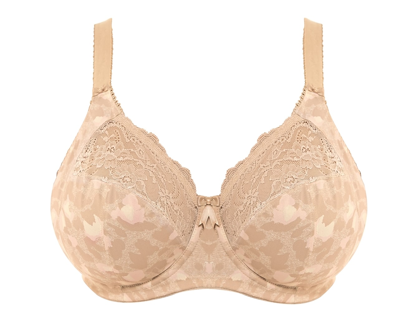 Elomi #4111 Morgan Underwired Unlined Beige Full Coverage Bra USA