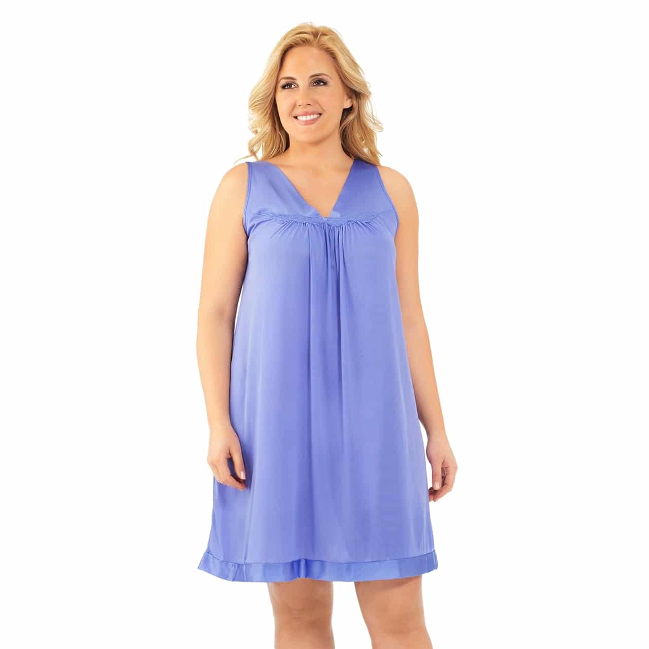 Exquisite Form #30807  Plus Size Sleeveless Nightgown