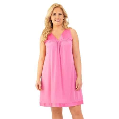 Exquisite Form #30807  Plus Size Sleeveless Nightgown