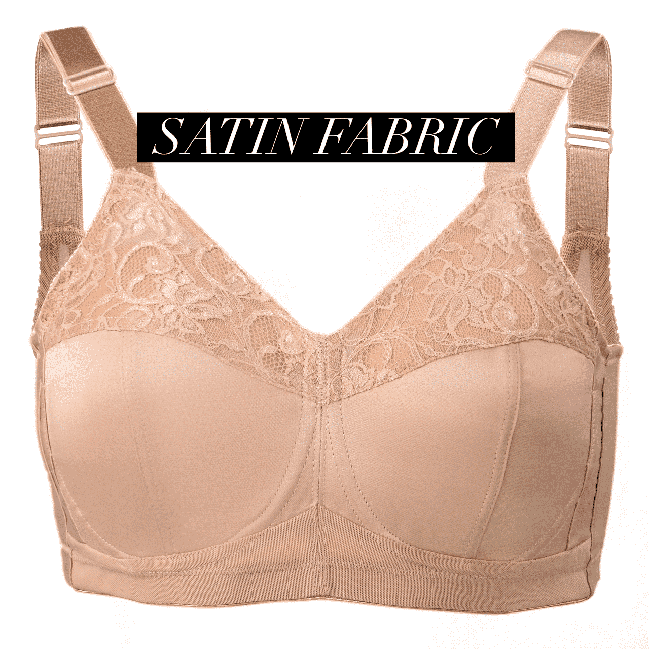 Bali Lace and Smooth Underwire Bra (3432) Nude, 34DD at  Women's  Clothing store