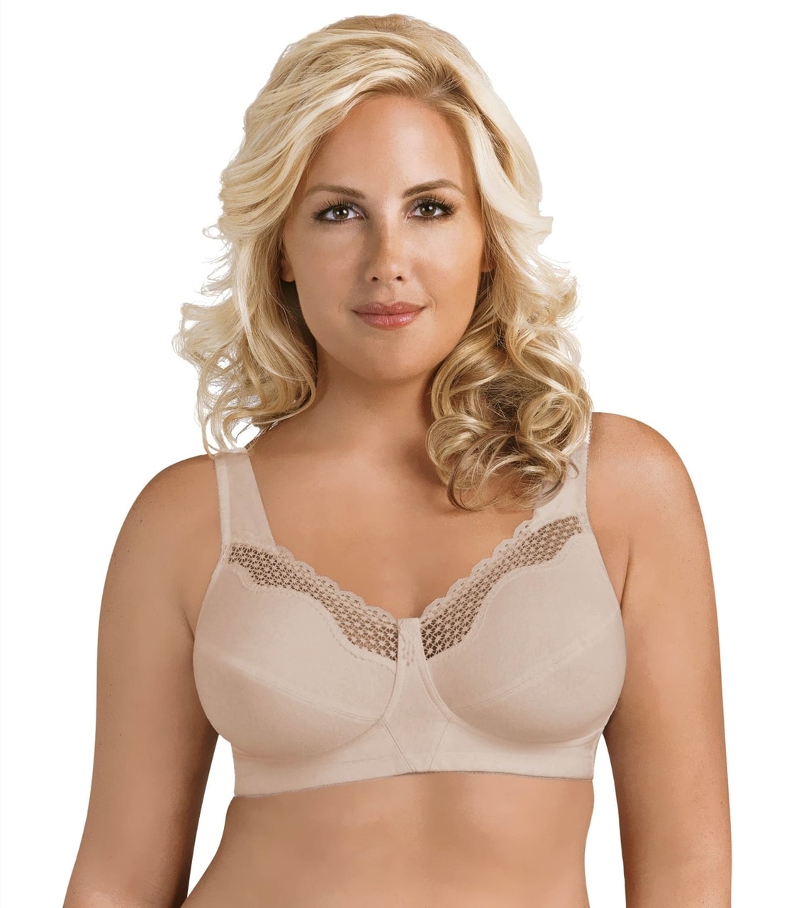 Exquisite Form® Fully® Cotton Soft Cup Bra With Lace - No. 5100535 