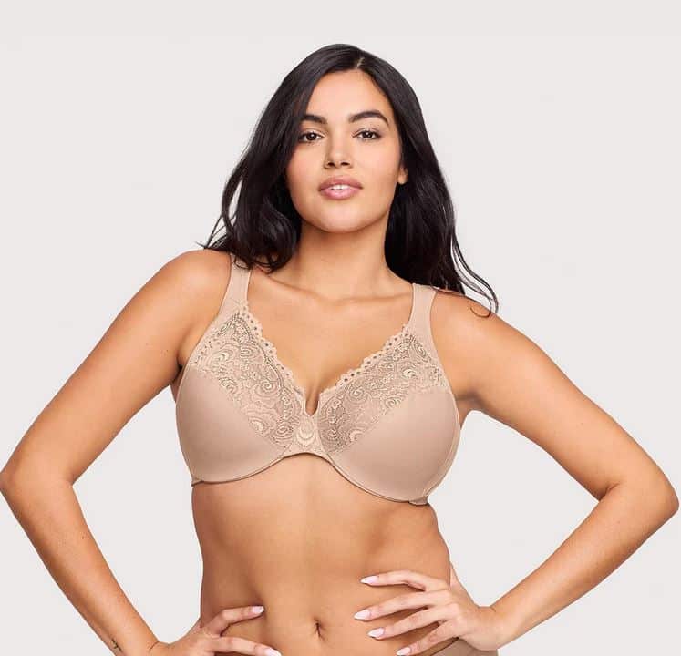 Glamorise #1240 WonderWire Lace Underwire Bra - Image 4